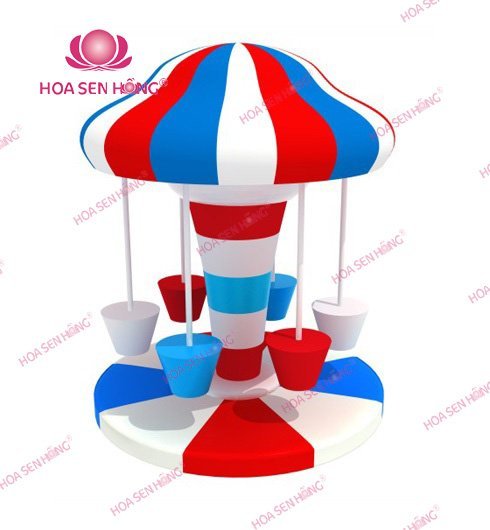 Đồ chơi điện EI-53-01 cho khu vui chơi trong nhà trung tâm thương mại, nhà hàng, trường mầm non – Hoa Sen Hồng