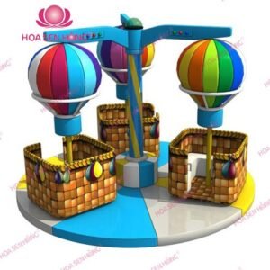 Đu quay kinh khí cầu EI-53-06 cho khu vui chơi trong nhà trung tâm thương mại, nhà hàng, trường mầm non – Hoa Sen Hồng