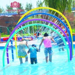 Thiết bị công viên nước WP058-02 cho công viên nước, hồ bơi resort, khách sạn – Hoa Sen Hồng