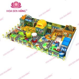 Khu giao thông GT55-01 cho khu vui chơi trong nhà trung tâm thương mại, nhà hàng, trường mầm non – Hoa Sen Hồng