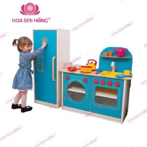 Khu hướng nghiệp bếp HN056-01 cho khu vui chơi trong nhà trung tâm thương mại, nhà hàng, trường mầm non – Hoa Sen Hồng