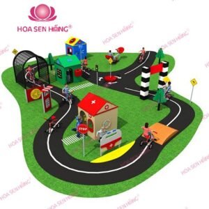 Khu giao thông GT55-09 cho khu vui chơi trong nhà trung tâm thương mại, nhà hàng, trường mầm non – Hoa Sen Hồng