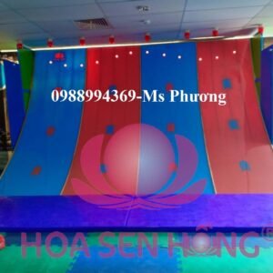 Leo trượt dốc EI-53-34 cho khu vui chơi trong nhà trung tâm thương mại, nhà hàng, trường mầm non – Hoa Sen Hồng