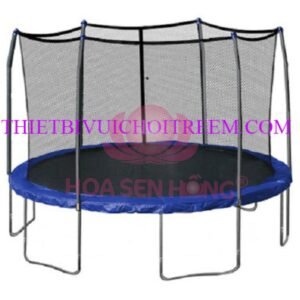 Sàn nhún BB-051-02 cho sân chơi ngoài trời khu chung cư, trường mầm non, resort, công viên – Hoa Sen Hồng