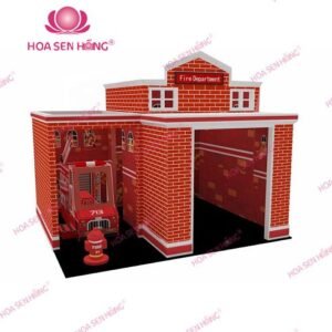 Khu hướng nghiệp cứu hỏa HN056-04 cho khu vui chơi trong nhà trung tâm thương mại, nhà hàng, trường mầm non – Hoa Sen Hồng