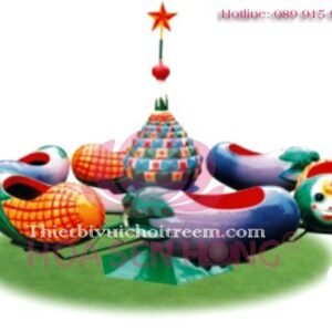 Đu quay đảo EF-022-02 cho công viên, khu vui chơi giải trí – Hoa Sen Hồng