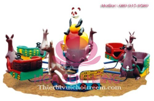 Đu quay đảo EF-022-05 cho công viên, khu vui chơi giải trí – Hoa Sen Hồng