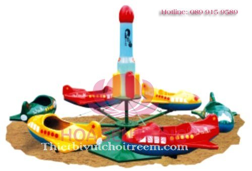 Đu quay đảo EF-022-07 cho công viên, khu vui chơi giải trí – Hoa Sen Hồng