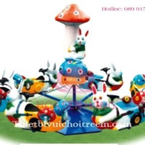 Đu quay đảo EF-022-08 cho công viên, khu vui chơi giải trí – Hoa Sen Hồng