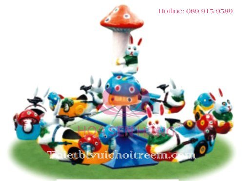 Đu quay đảo EF-022-08 cho công viên, khu vui chơi giải trí – Hoa Sen Hồng