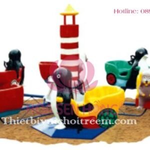 Đu quay đảo EF-022-09 cho công viên, khu vui chơi giải trí – Hoa Sen Hồng