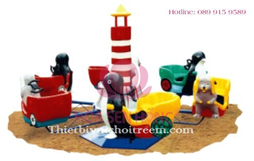 Đu quay đảo EF-022-09 cho công viên, khu vui chơi giải trí – Hoa Sen Hồng