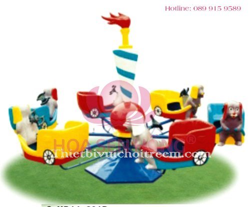 Đu quay đảo EF-022-10 cho công viên, khu vui chơi giải trí – Hoa Sen Hồng