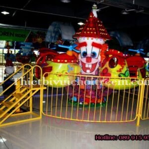 Đu quay đảo EF-022-15 cho công viên, khu vui chơi giải trí – Hoa Sen Hồng