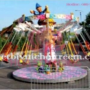 Đu quay đảo EF-022-17 cho công viên, khu vui chơi giải trí – Hoa Sen Hồng