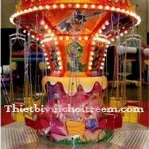 Đu quay đảo EF-022-18 cho công viên, khu vui chơi giải trí – Hoa Sen Hồng