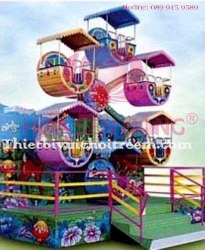 Đu quay đảo EF-022-20 cho công viên, khu vui chơi giải trí – Hoa Sen Hồng