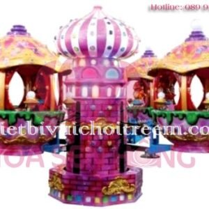 Đu quay đảo EF-022-21 cho công viên, khu vui chơi giải trí – Hoa Sen Hồng