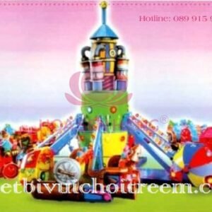 Đu quay đảo EF-022-22 cho công viên, khu vui chơi giải trí – Hoa Sen Hồng