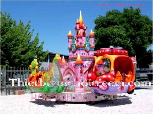 Đu quay đảo EF-022-23 cho công viên, khu vui chơi giải trí – Hoa Sen Hồng
