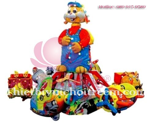 Đu quay đảo EF-022-25 cho công viên, khu vui chơi giải trí – Hoa Sen Hồng