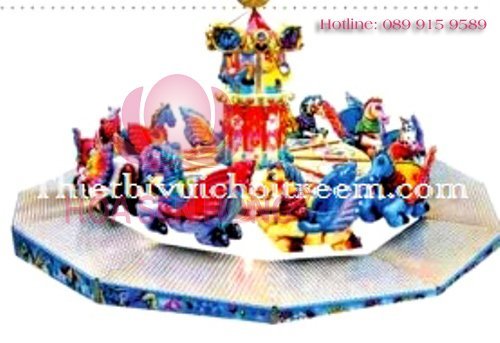Đu quay đảo EF-022-28 cho công viên, khu vui chơi giải trí – Hoa Sen Hồng