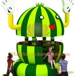 Đu quay dưa hấu EI-53-07 cho khu vui chơi trong nhà trung tâm thương mại, nhà hàng, trường mầm non – Hoa Sen Hồng