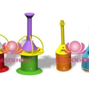 Súng bắn banh EI-53-35 cho khu vui chơi trong nhà trung tâm thương mại, nhà hàng, trường mầm non – Hoa Sen Hồng
