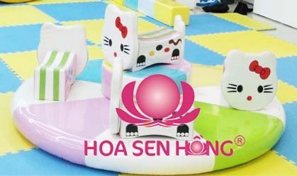 Đồ chơi điện – cơ trong nhà EI-53-40 cho khu vui chơi trong nhà trung tâm thương mại, nhà hàng, trường mầm non – Hoa Sen Hồng
