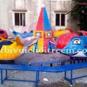 Đu quay cá lượn EP-022-01 cho công viên, khu vui chơi giải trí – Hoa Sen Hồng