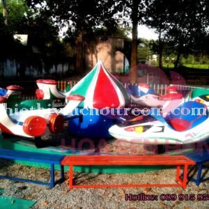 Máy bay lượn EP-022-11 cho công viên, khu vui chơi giải trí – Hoa Sen Hồng
