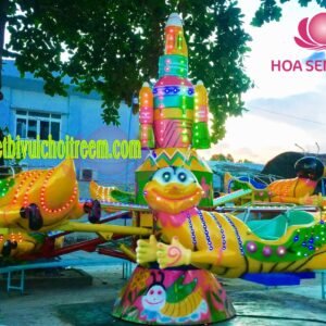 Đu quay đảo - đảo ben EP-022-21 cho công viên, khu vui chơi giải trí – Hoa Sen Hồng