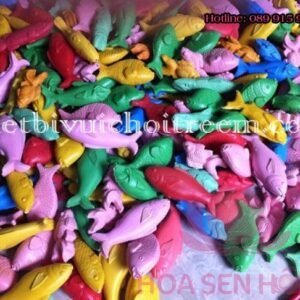 Cá nhựa EP-022-31 cho công viên, khu vui chơi giải trí – Hoa Sen Hồng