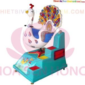 Thú nhún điện ES-023-09 cho công viên, khu vui chơi giải trí – Hoa Sen Hồng