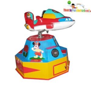 Thú nhún điện ES-023-12 cho công viên, khu vui chơi giải trí – Hoa Sen Hồng
