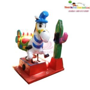 Thú nhún điện ES-023-14 cho công viên, khu vui chơi giải trí – Hoa Sen Hồng