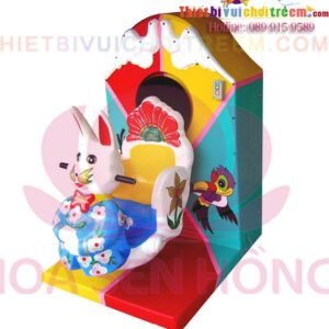Thú nhún điện ES-023-19 cho công viên, khu vui chơi giải trí – Hoa Sen Hồng