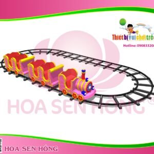 Xe lửa điện ET-050-01 cho công viên, khu vui chơi giải trí – Hoa Sen Hồng
