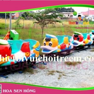 Xe lửa điện ET-050-05 cho công viên, khu vui chơi giải trí – Hoa Sen Hồng