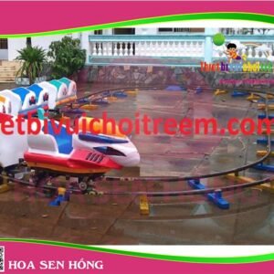 Xe lửa điện ET-050-10 cho công viên, khu vui chơi giải trí – Hoa Sen Hồng