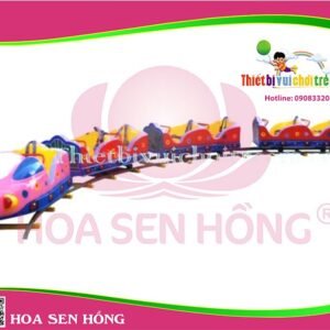 Xe lửa điện ET-050-13 cho công viên, khu vui chơi giải trí – Hoa Sen Hồng