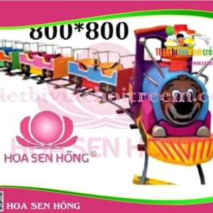 Xe lửa điện ET-050-15 cho công viên, khu vui chơi giải trí – Hoa Sen Hồng