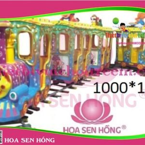 Xe lửa điện ET-050-19 cho công viên, khu vui chơi giải trí – Hoa Sen Hồng