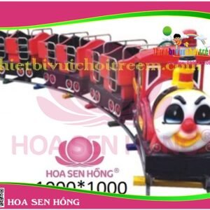 Xe lửa điện ET-050-20 cho công viên, khu vui chơi giải trí – Hoa Sen Hồng
