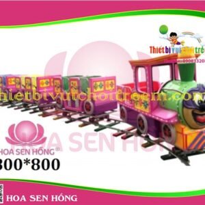 Xe lửa điện ET-050-22 cho công viên, khu vui chơi giải trí – Hoa Sen Hồng