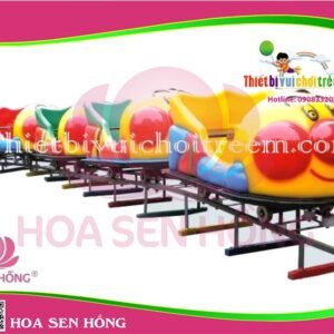 Xe lửa điện ET-050-23 cho công viên, khu vui chơi giải trí – Hoa Sen Hồng