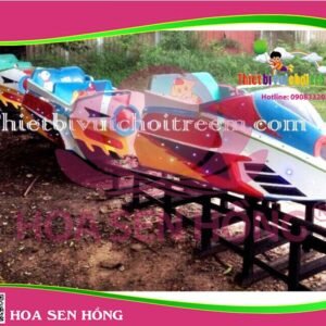 Xe lửa ET-050-025 cho công viên, khu vui chơi giải trí – Hoa Sen Hồng