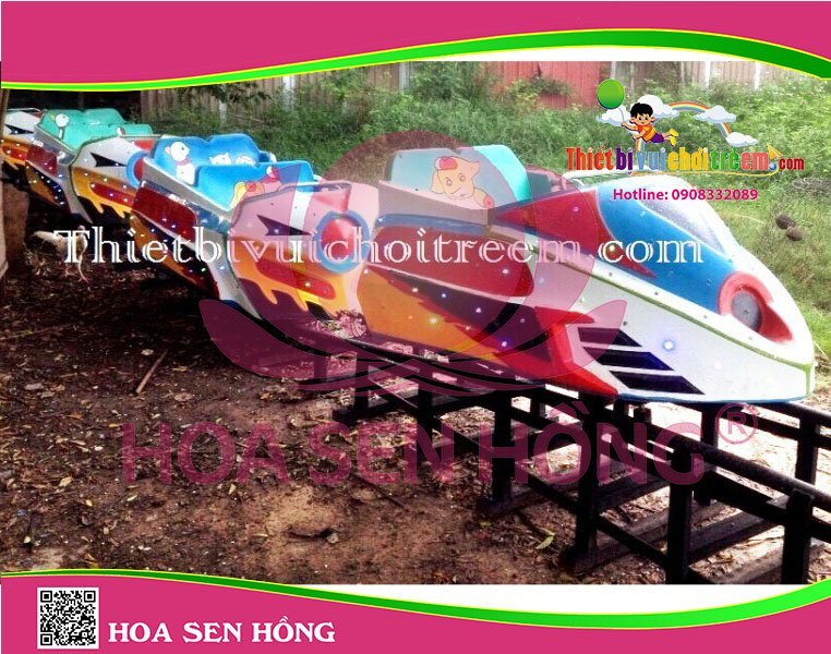 Xe lửa ET-050-025 cho công viên, khu vui chơi giải trí – Hoa Sen Hồng