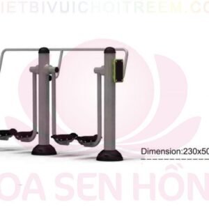 Dụng cụ thể dục ngoài trời FE-058-03 cho công viên, khu chung cư, nhà văn hóa phường xã – Hoa Sen Hồng
