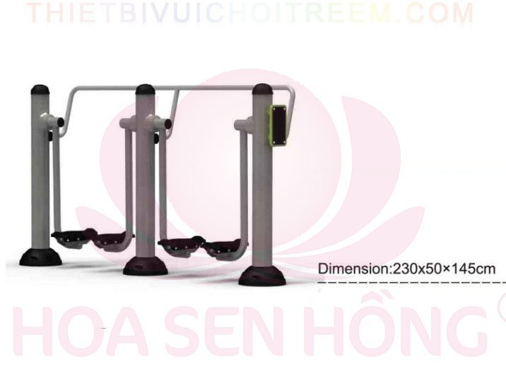 Dụng cụ thể dục ngoài trời FE-058-03 cho công viên, khu chung cư, nhà văn hóa phường xã – Hoa Sen Hồng